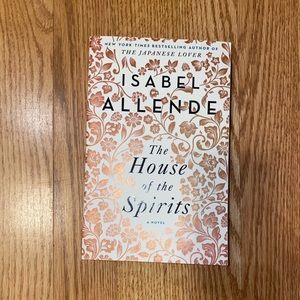 Isabel Allende “The House of the Spirits” book.